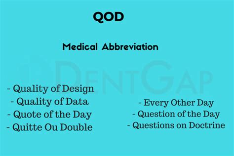 qod|QOD Abbreviation Meaning